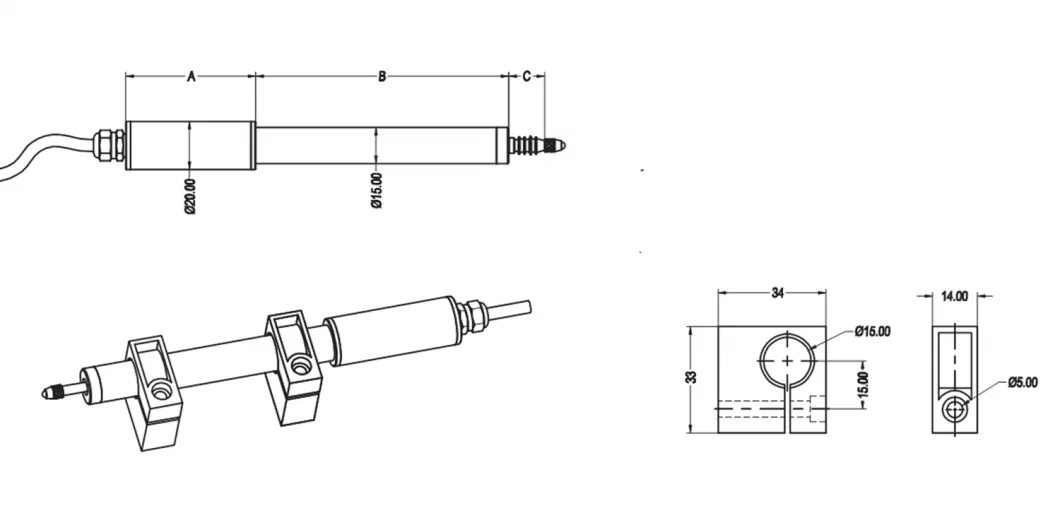 Lvdt Resetting Differential Displacement Sensor for Distance Measuring