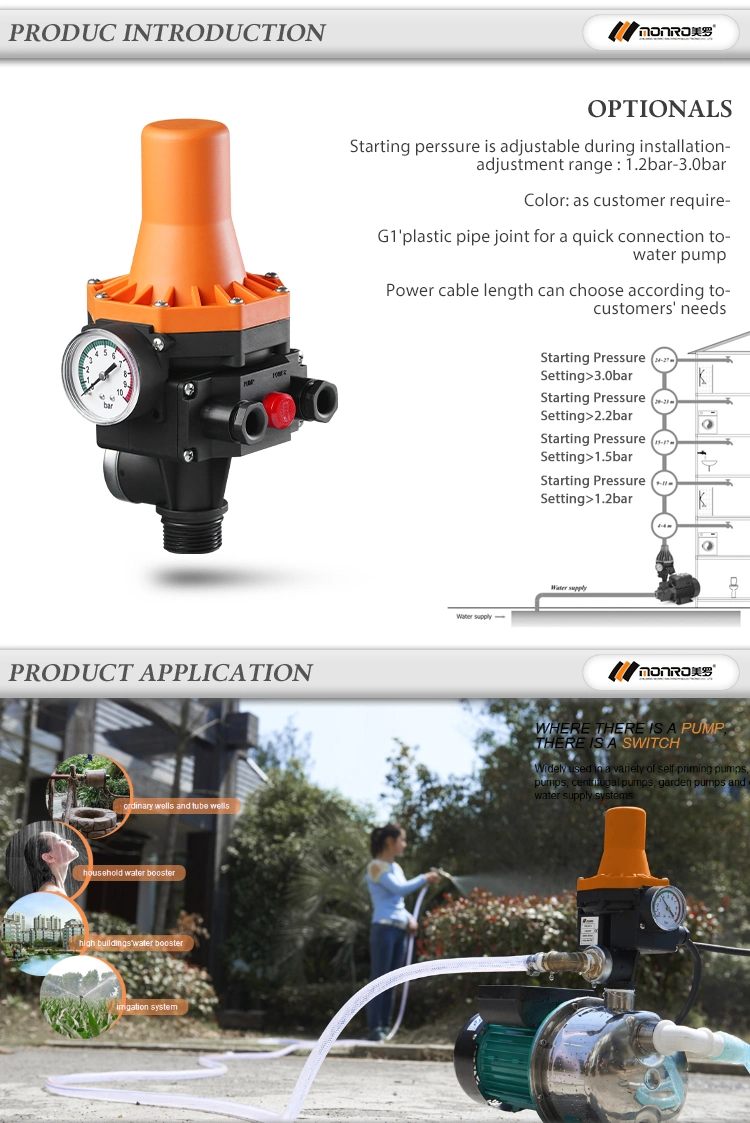 EPC-3 No Adjustment Spain Type Water Pump Auto Pressure Control