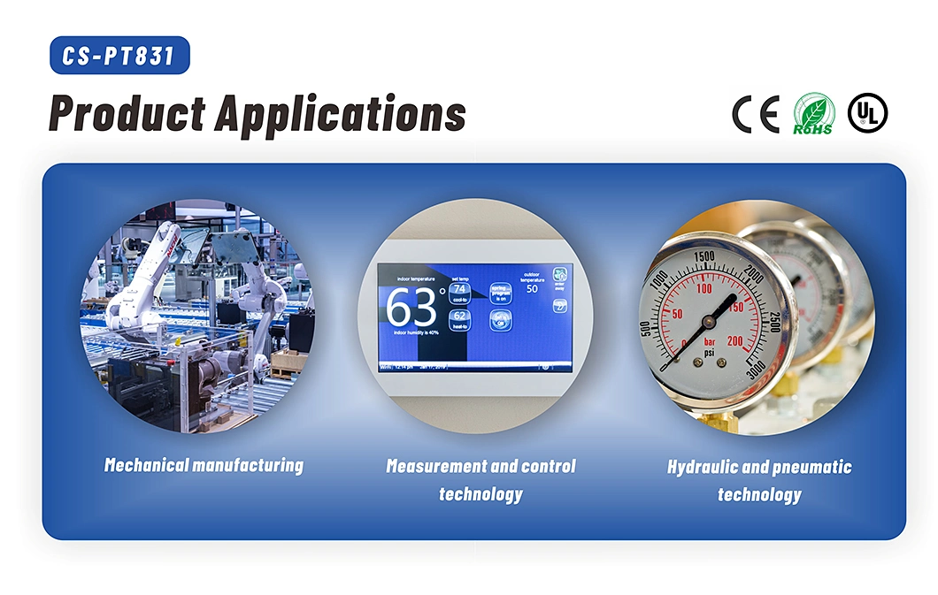 Hydraulic and Pneumatic Pressure Measurement Widely Used Superior Quality Industrial Water Air Gas Liquid Pressure Transducer