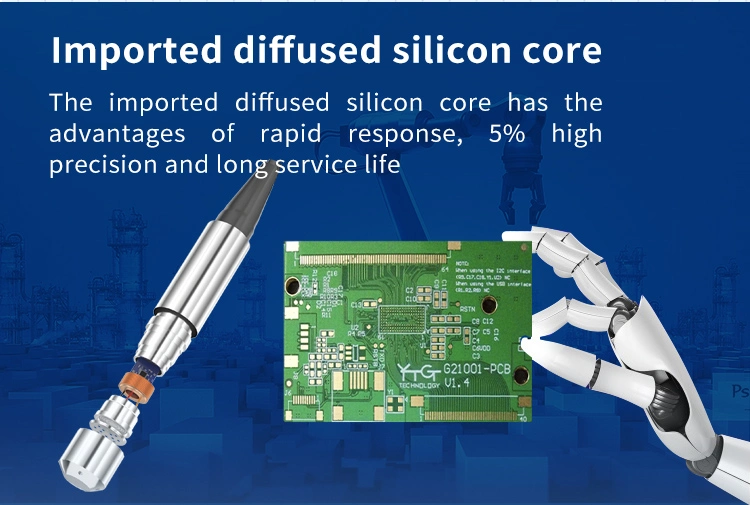 Liquid Level Measurement Sensor Ceramic Capacitive Marine Pressure Type Liquid Level Sensor